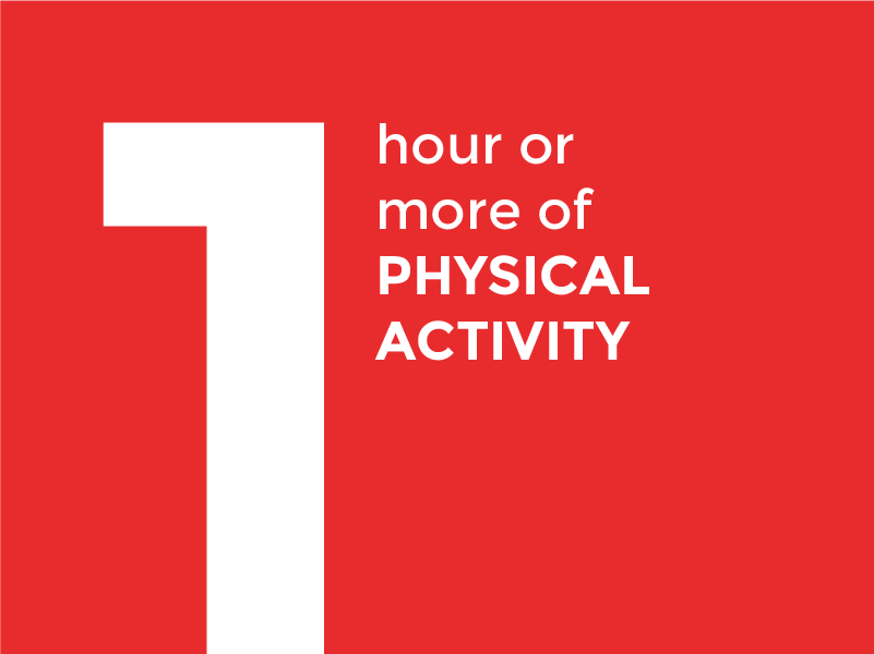 One hour or more of physical activity