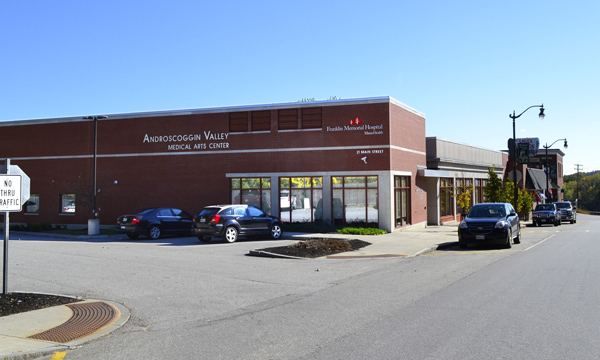 Exterior of Androscoggin Valley Medical Arts Center 
